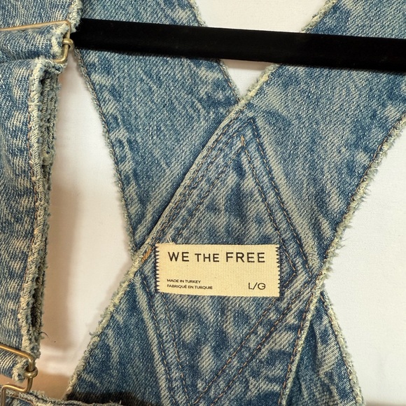 We The Free Women's Blue Jeans Overalls - Picture 4 of 4